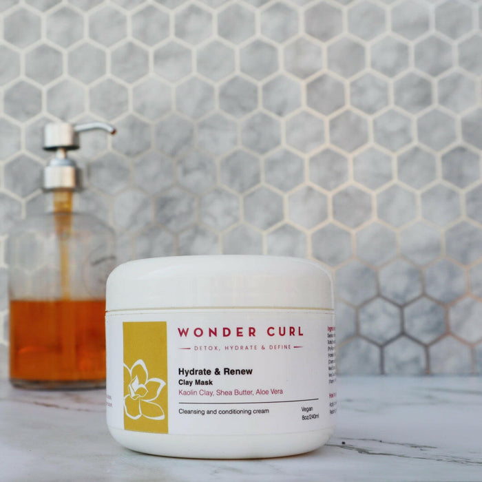 Hydrate & Renew Kaolin Clay Cleanser Conditioner with Aloe Vera Shea Butter and Natural Oils
