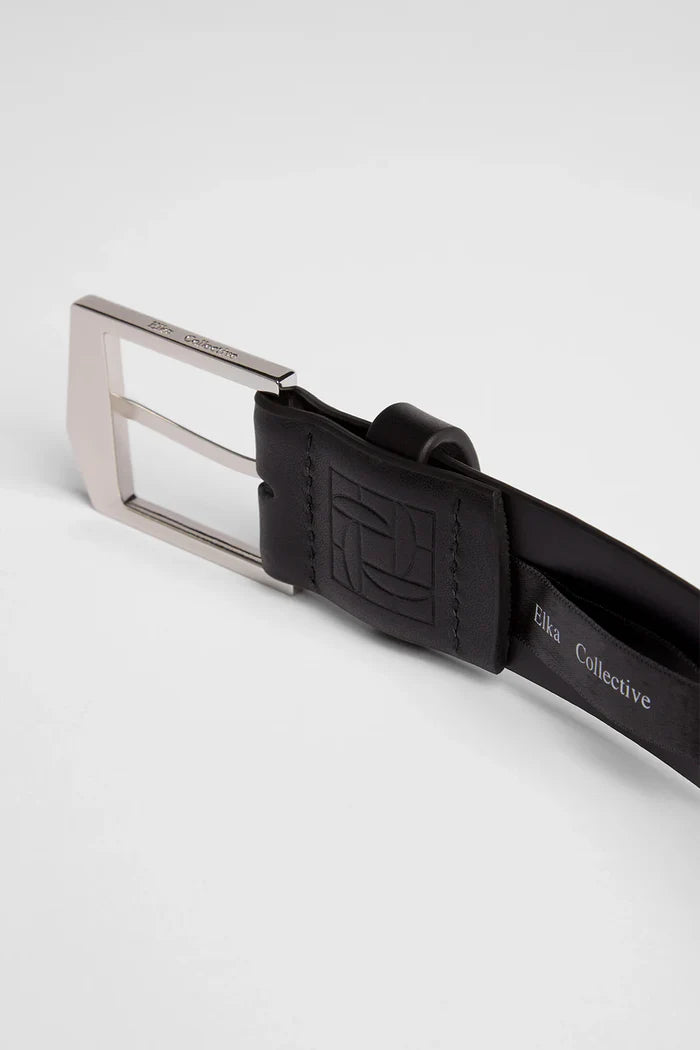 IDA BELT | Black + Silver