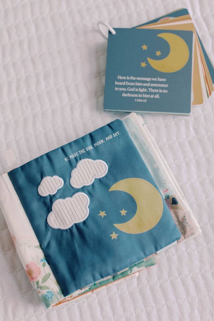 In His Image Fabric Baby Book