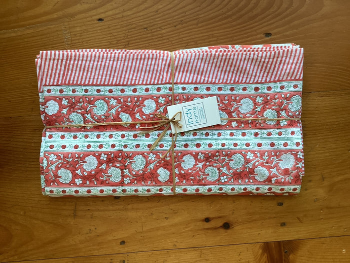 Indy Home Block Printed Tablecloths