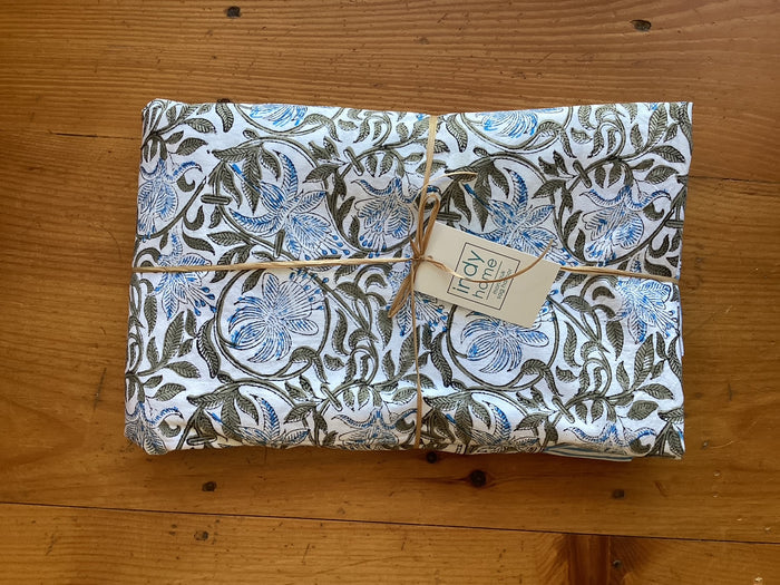 Indy Home Block Printed Tablecloths