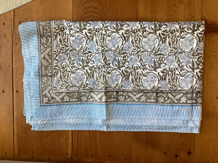 Indy Home Block Printed Tablecloths