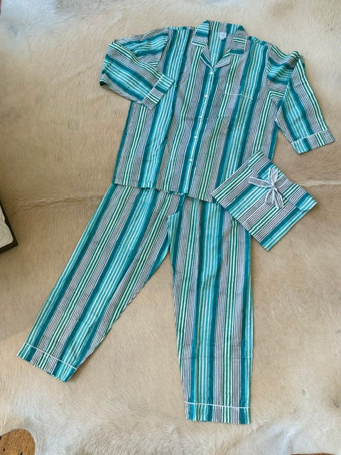 Turquoise Watercolor / Long