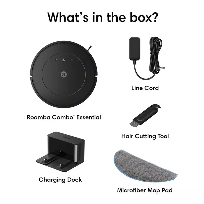 iRobot Roomba Combo Essential Robot Vacuum and Mop with Smart Navigation