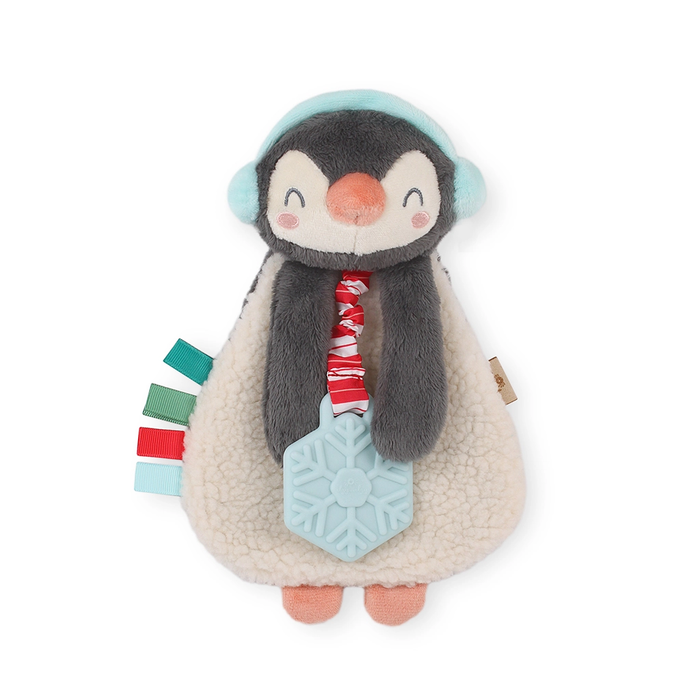 Itzy Ritzy Itzy Lovey Holiday Plush with Teether - Penguin