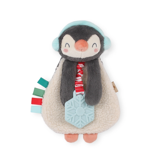 Itzy Ritzy Itzy Lovey Holiday Plush with Teether - Penguin