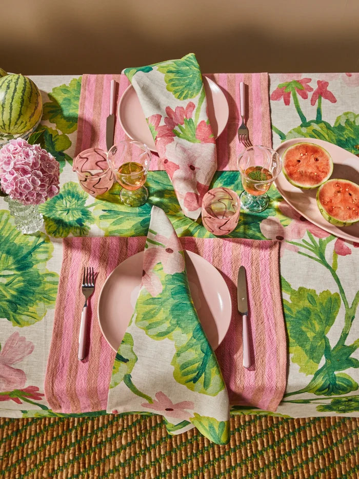 JARDIN PINK PLATE from Bonnie and Neil