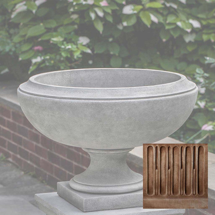 23" W x 16" H / Brownstone