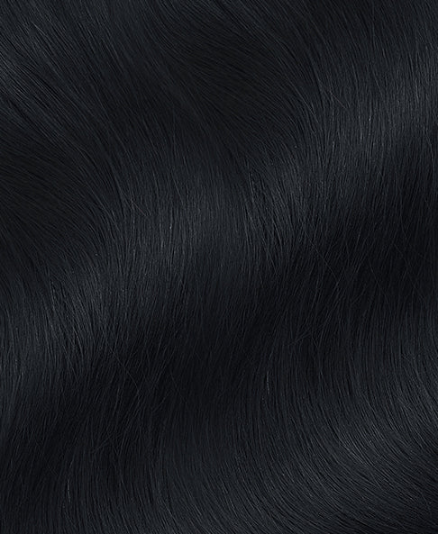 jet black clip in hair extensions