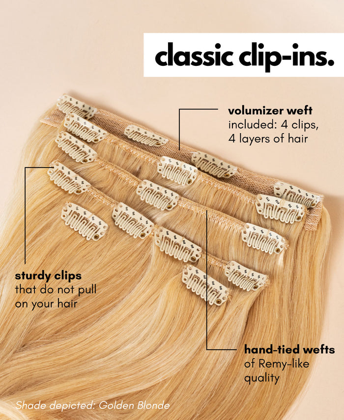 about classic clip in hair extensions