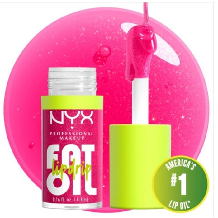 K-Care: NYX Professional Makeup Fat Oil Lip Drip*Hydrating Lip Oil*Hot Pink