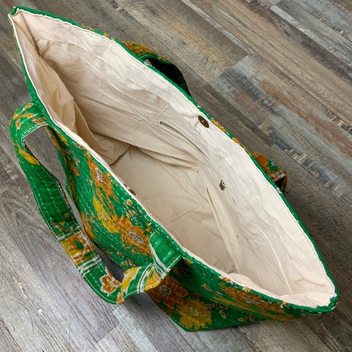 Kantha Market Bag
