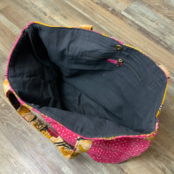 Kantha Market Bag