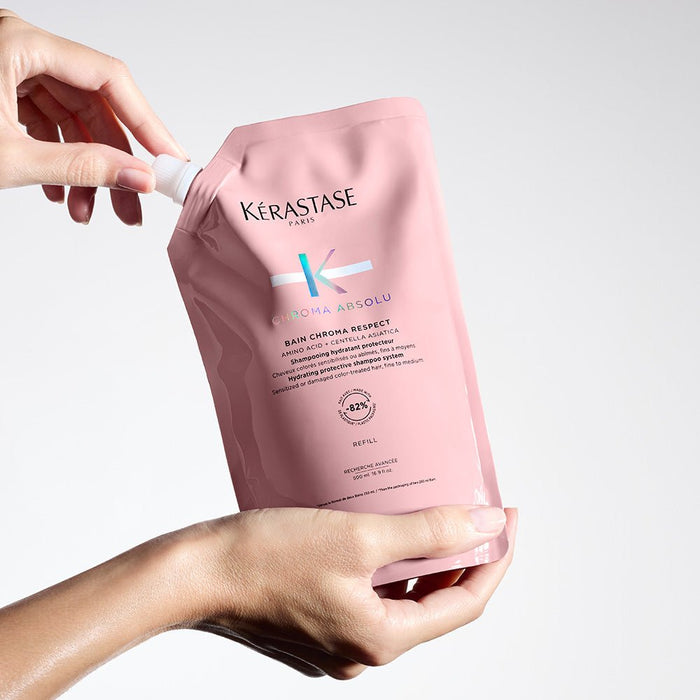 Kerastase Chroma Absolu for Colour Hair Refill Pouch 500ml - Beauty Tribe