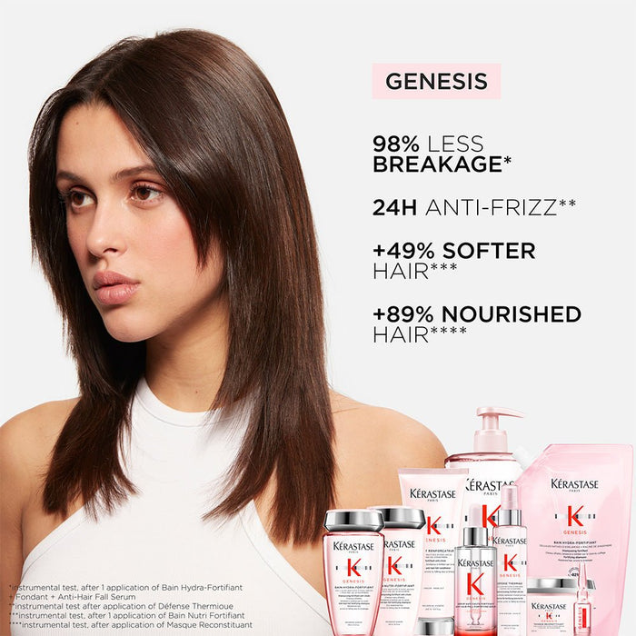 Kerastase Genesis Bain Riche Shampoo Refill Pouch for Anti - Hair Fall 500ml - Beauty Tribe