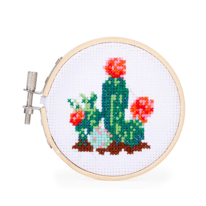 KIKKERLAND Mini Cross Stitch Embroidery - Cactus