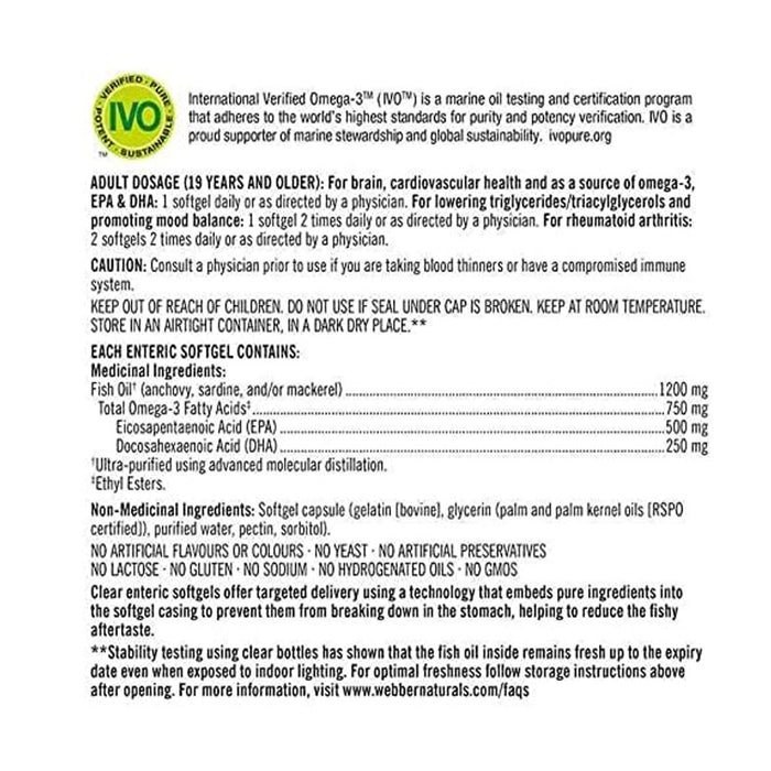 Kirkland Signature Super Concentrate Omega -3 Fish Oil 1200mg-330 Softgels (EPA 500mg - DHA 250mg)