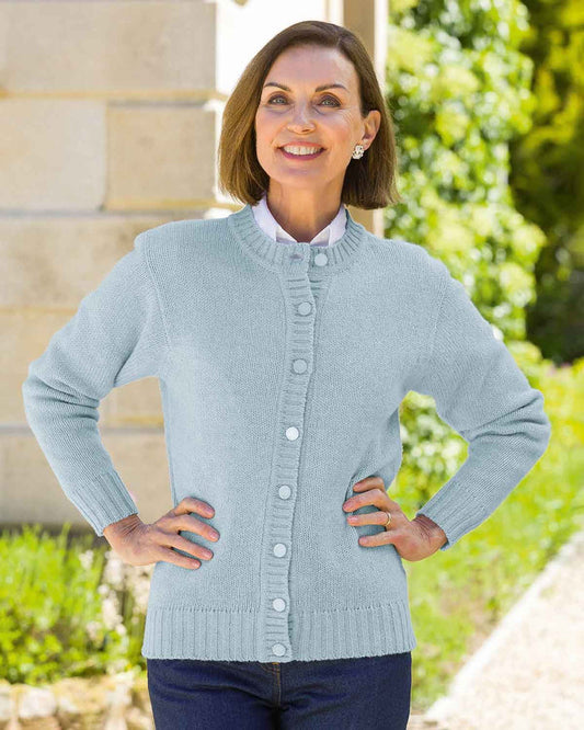 Shetland Cardigans - Ice - Country Collection
