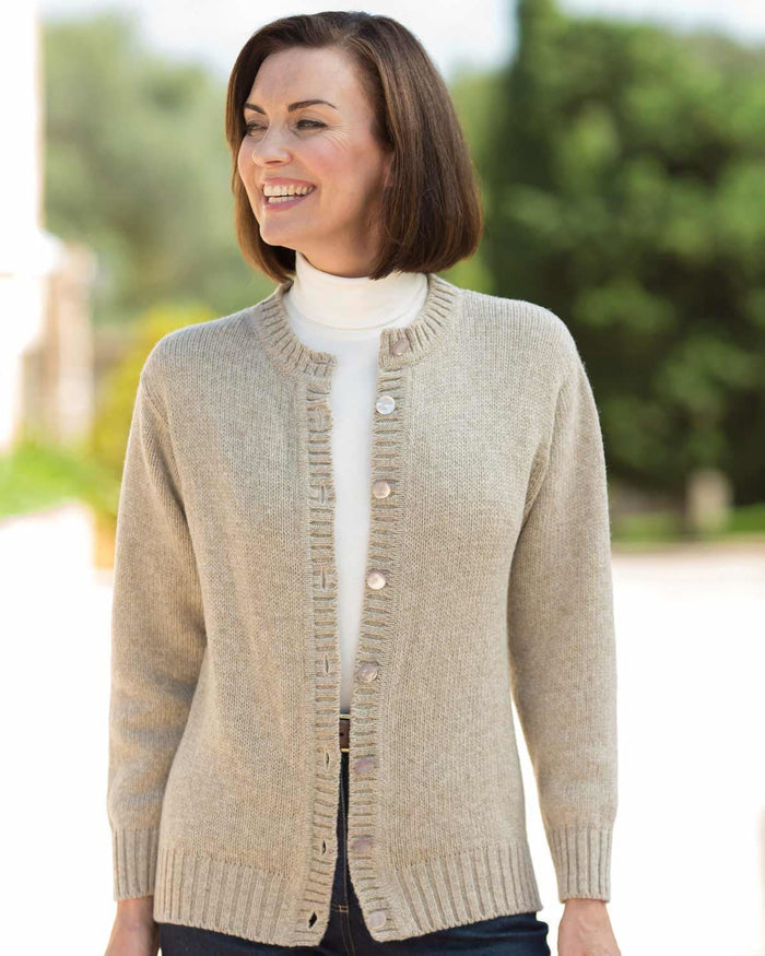 Shetland Cardigans - Natural - Country Collection