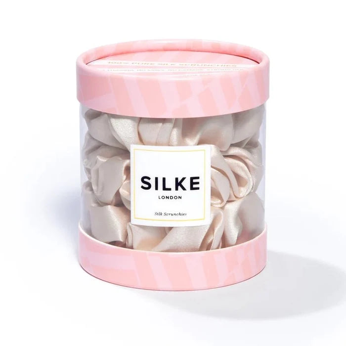 Large Silk Hair Scrunchies - 3pcs