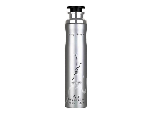 Lattafa Maahir Legacy Air Freshener Spray Can, 300 ml