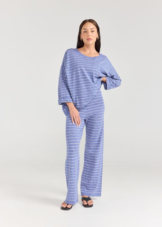 LINA TOP | Stripe Marine - Darling & Domain