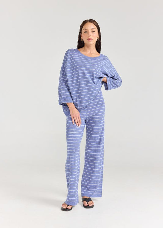 LINA TOP | Stripe Marine - Darling & Domain