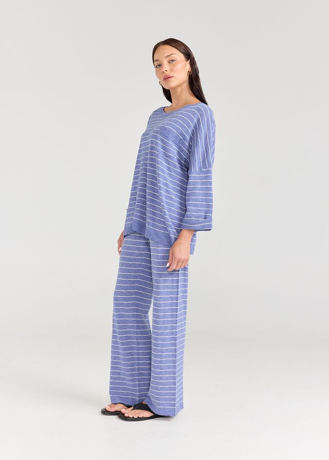 LINA TOP | Stripe Marine - Darling & Domain