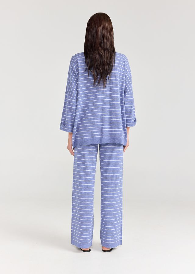 LINA TOP | Stripe Marine - Darling & Domain