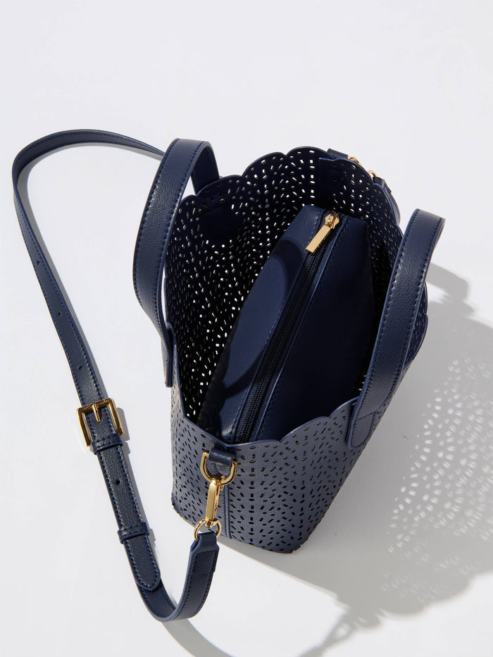 Lola Bag: Navy or Camel - Olita Gifts & Goods