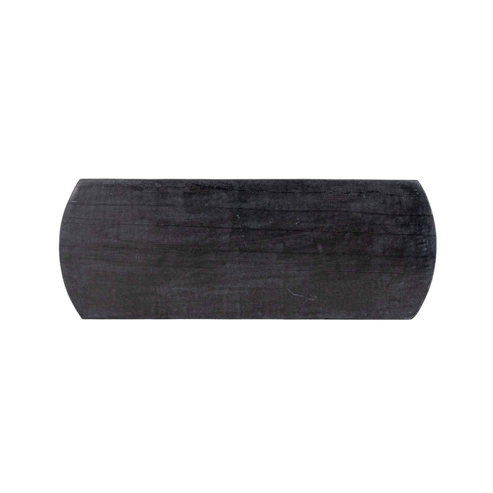 Louisa Marble Footed Serving Board Black - Magnolia Lane co. Home + Garden + Gift