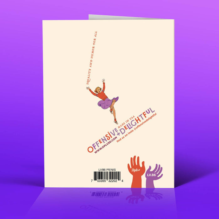 LOVE YOUR PENIS! card