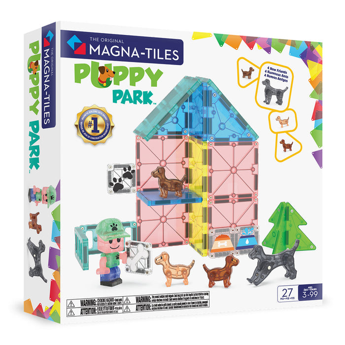 Magna-Tiles Puppy Park 27-Piece Set