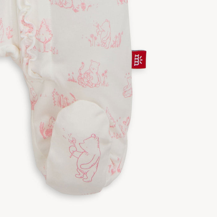 Magnetic Me Modal Ruffle Footie in Sweeter Than Hunny