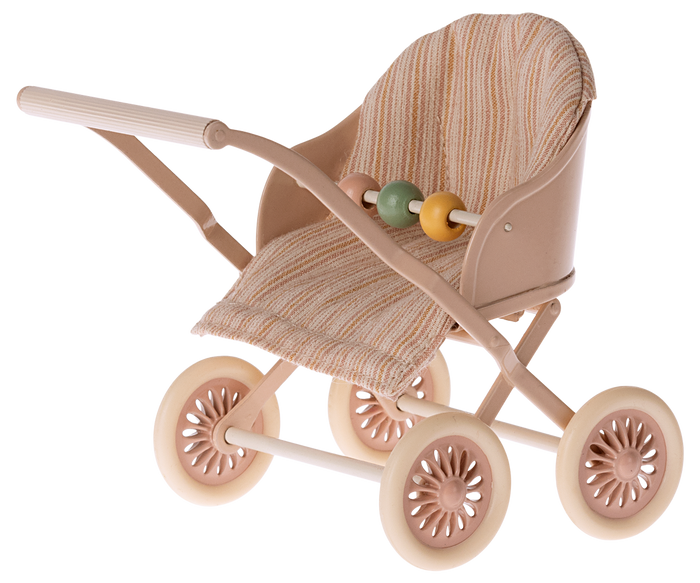 Maileg Baby Stroller in Rose
