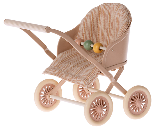 Maileg Baby Stroller in Rose
