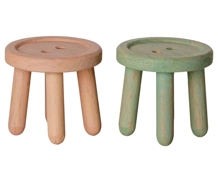 Maileg Mouse Stool Set for Mice & Rabbits