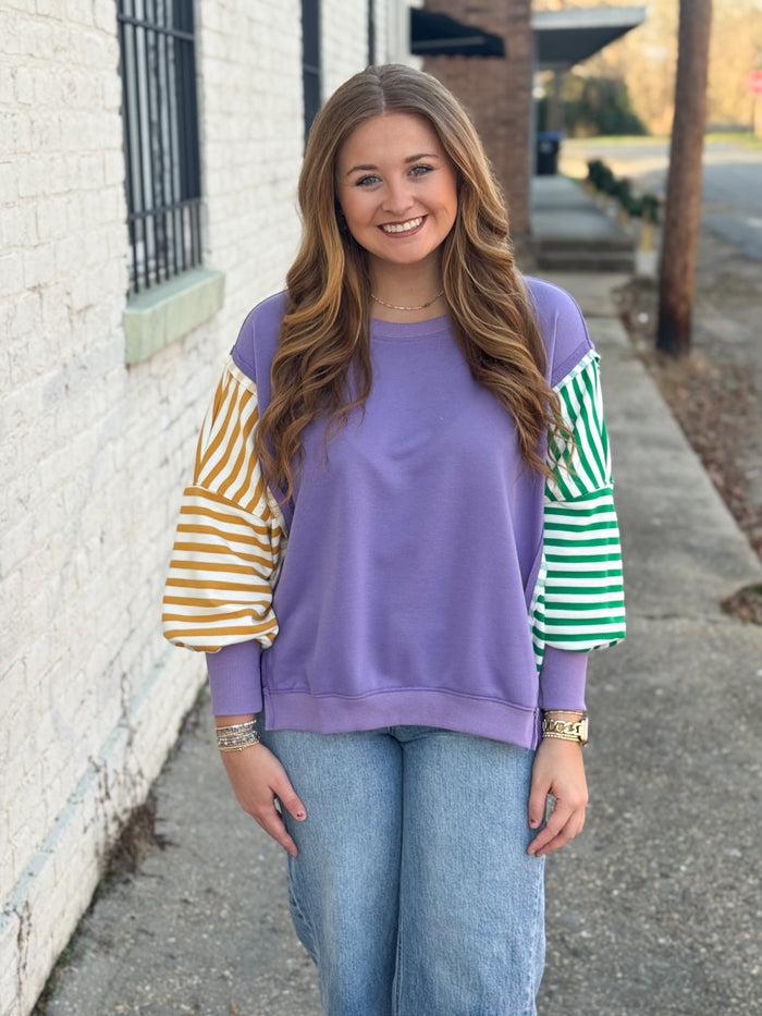 Mardi Gras Mood Pullover