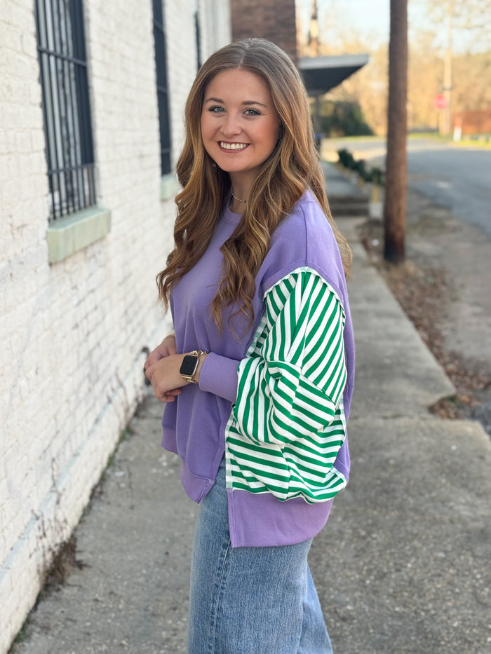 Mardi Gras Mood Pullover