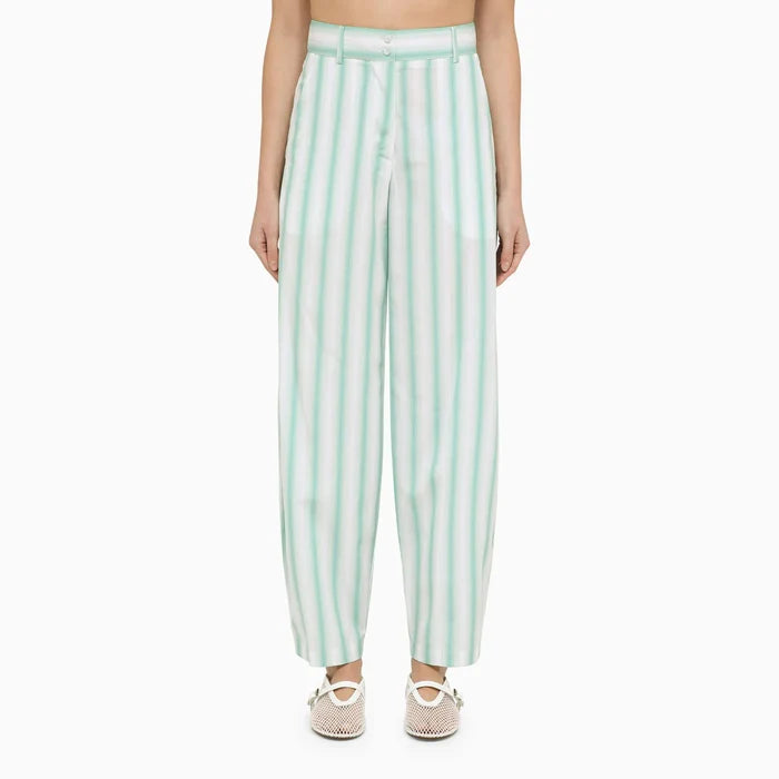 Margaux Lönnberg - Beatty striped cotton trousers
