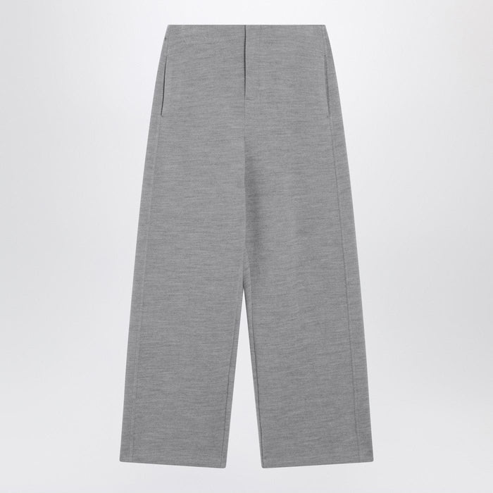 Pants XS Max Mara - Grey wool-cotton blend trousers Brand