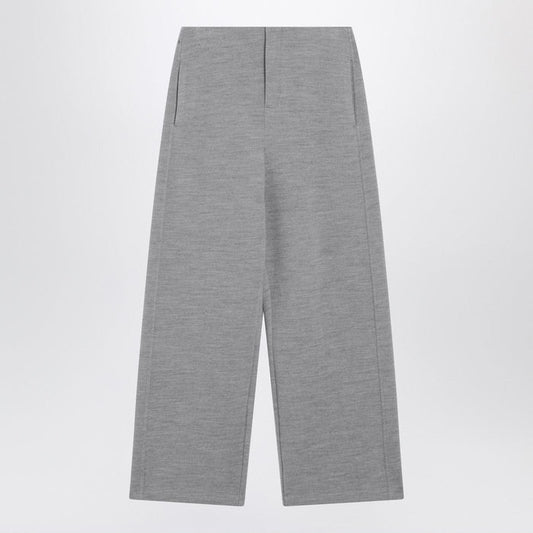 Pants XS Max Mara - Grey wool-cotton blend trousers Brand