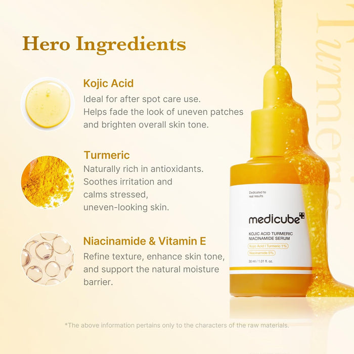 Medicube Kojic Acid Turmeric Niacinamide Serum 30 ml