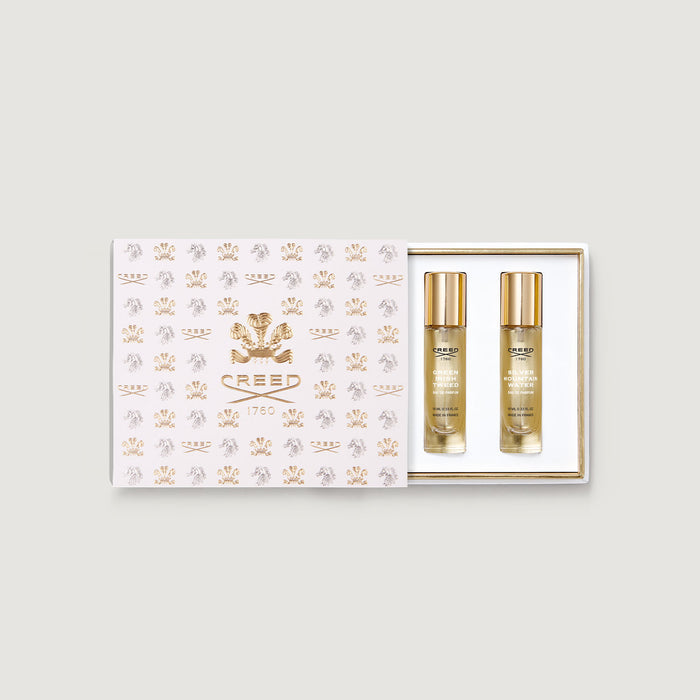 Men's 3x10ml Gift Set - Open Box with Green Irish Tweed & Silver Mountain Water | Creed Boutique