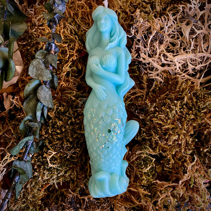 Mermaid Magic Shaped Pillar Candle