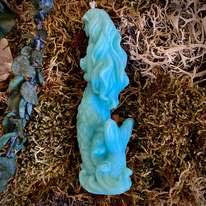 Mermaid Magic Shaped Pillar Candle