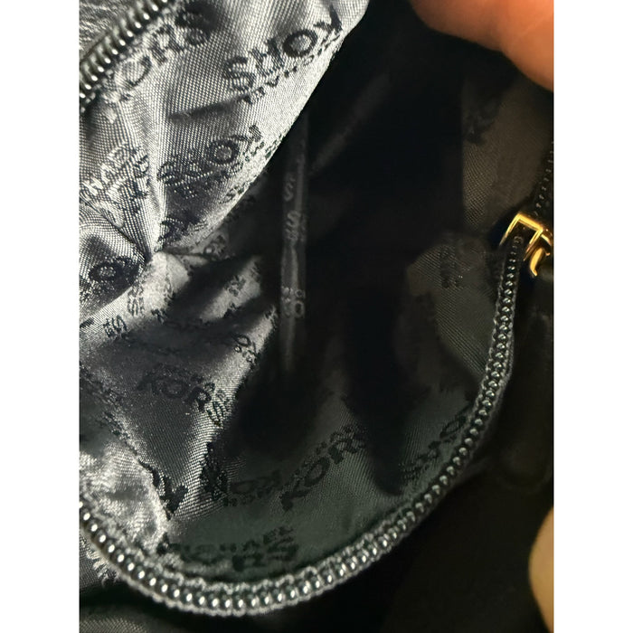 Michael Kors Hamilton Black Leather Messenger*Crossbody*Excellent Condition