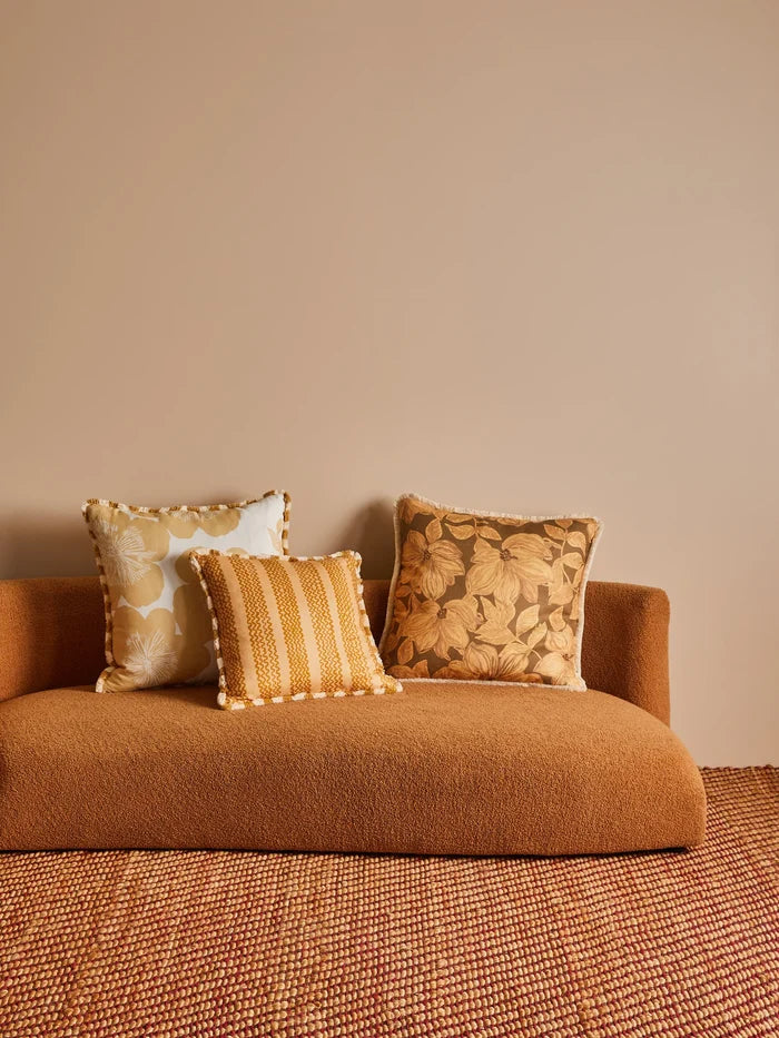 MINI WAVE CARAMEL CUSHION - 50cm from Bonnie and Neil