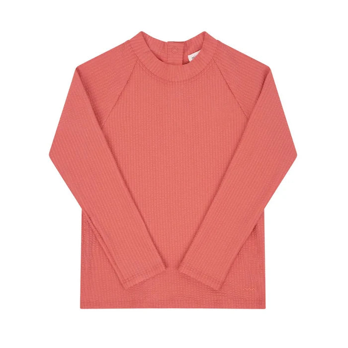 Minnow Unisex Sailor Red Seersucker Rashguard