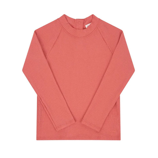 Minnow Unisex Sailor Red Seersucker Rashguard
